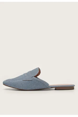 Rasteira Papete DAFITI SHOES Suede Bege - Compre Agora