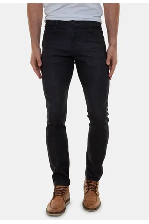 Versatti Calça Preta Jeans Masculina Tradicional Berlim