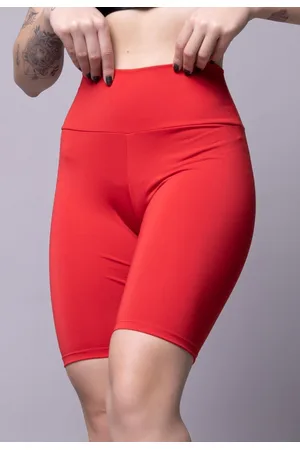 Bella Fiore Modas Bermuda Ciclista Suplex Short Cos Alto Cintura Alta De Academia Fitness