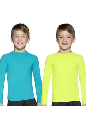 Kit 3 Camisas Térmicas Selene Proteção UV Manga Longa Infantil
