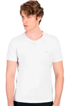 Aramis Camiseta Masculina Crewneck Basic Lisa Branca
