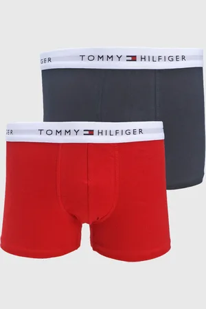 Tommy Hilfiger Kit 2pçs Cueca Boxer Logo Vermelha
