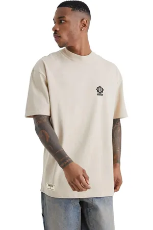 Di Nuevo Camiseta Oversized Fantasma Gola Alta Marfim