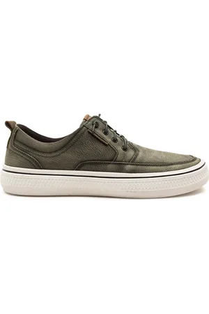 Democrata Tênis De Couro Masculino Denim Fender 290202