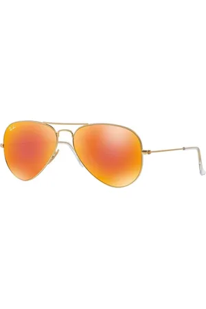 Óculos Ray-Ban Aviador RB3025 prata lente degradê fumê