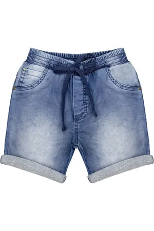Look Jeans Infantil - Shorts Moletom Jeans