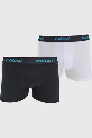 Colcci Kit 2pçs Cueca Boxer Logo Branca