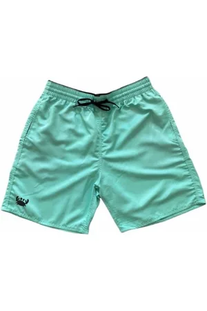 Relaxado Bermuda Short -Água Moda Praia Estampado