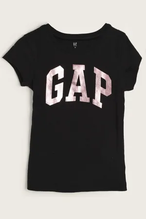GAP Infantil - Camiseta Logo Preta