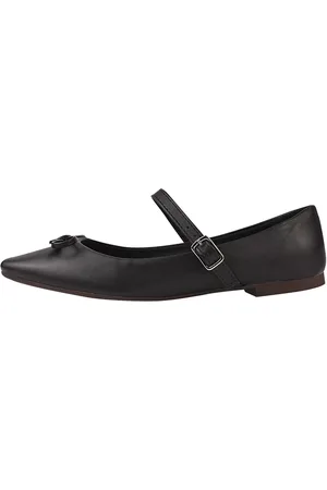 NAMORATTA Sapatilha Boneca Bico Quadrado, Fivela, Conforto