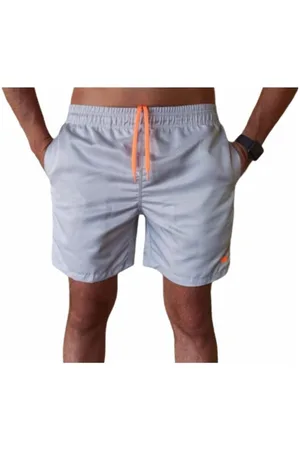 Relaxado Bermuda Short Moda Praia Estampado