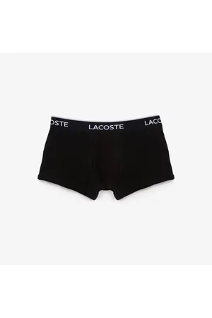 Lacoste Cueca Masculina Em Jérsei Com Stretch E Cós Assinado