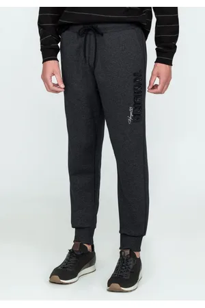 HANGAR 33 Calça Jogging em Moletom com Bordado