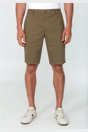 HANGAR 33 Bermuda Sarja Masculina Reta Clássica