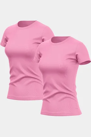 ADRIBEN Kit 2 Camisetas Feminina Dry Fit Básica Lisa Proteção Solar UV Térmica Blusa Academia Esporte Camisa