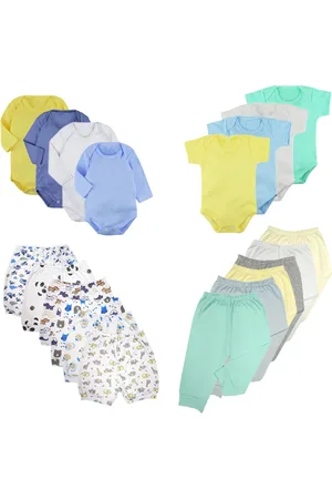 Koala Baby Infantil - Kit 20 Peças Body Manga Longa e Curta + Mijão e Shorts