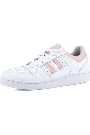 Mr. Gutt Tênis Casual Couro Branco com Nude