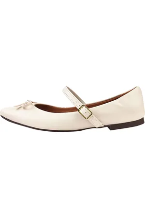 NAMORATTA Sapatilha Boneca Bico Quadrado, Fivela, Conforto