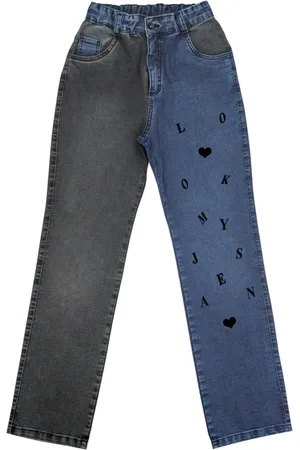 Look Jeans Infantil - Calça Juvenil Reta Jeans