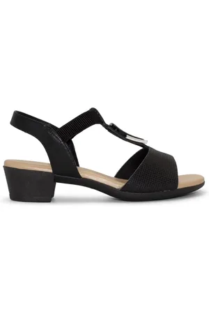 USAFLEX Sandália Feminina Salto Bloco Casual MM0801