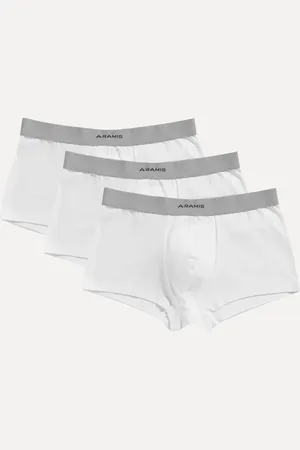 Aramis Cuecas Boxer Cotton Branca Pack 3UN