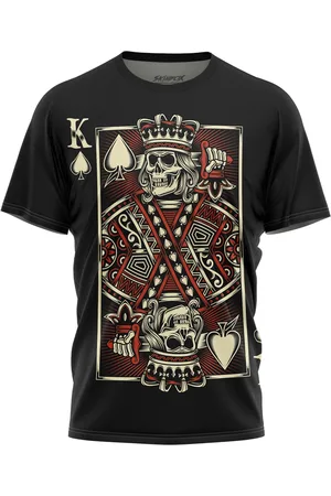 Over Fame Camiseta Masculina Carta Rei 1