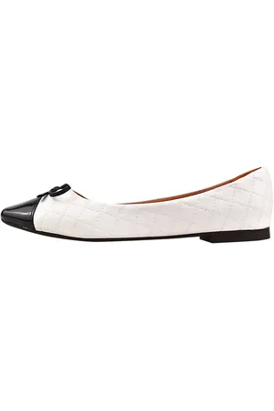 NAMORATTA Sapatilha Bailarina Boneca Bico Quadrado, Matelasse, Conforto