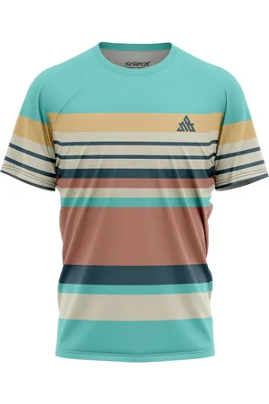 Over Fame Camiseta Masculina Listras Sunrise Sunset Stripes