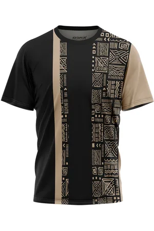 Over Fame Camiseta Masculina Etnica Tribal Geometrica 3