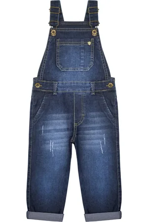 Look Jeans Infantil - Jardineira Calça Jeans