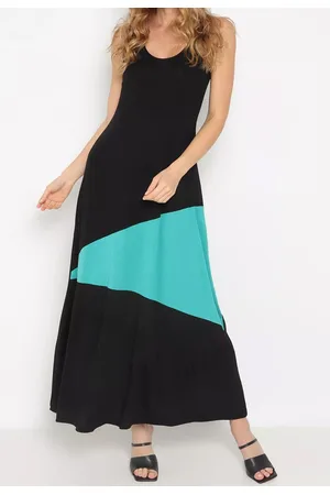 Maria Paes Vestido Longo Preto e