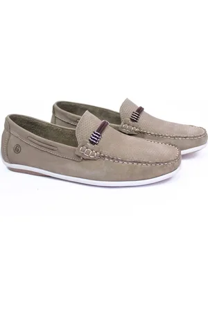 FRANCA Mocassim Couro Masculino Estilo Gravata Reforçado Solado Borracha Casual