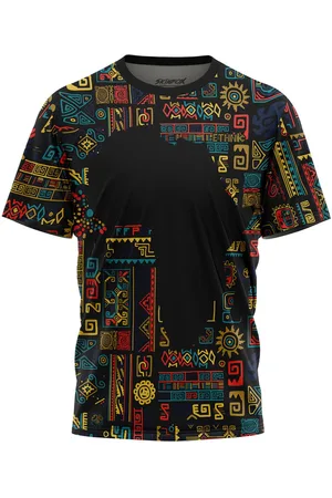 Over Fame Camiseta Masculina Etnica Tribal Africa 1