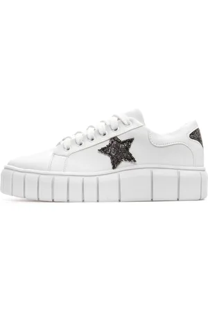 Peccato Tênis Feminino Casual Flatform Strass Star DFT Helo Prima