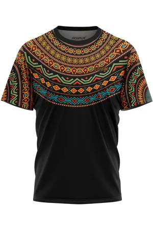 Over Fame Camiseta Masculina Etnica Tribal Mandala