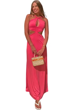 Cia do Vestido Vestido Longo Fluity Nataly Abertura