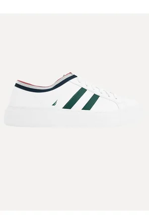Nautica Tênis Masculino Firenze Listrado Verde/Branco
