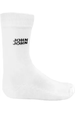 John John Meia Classic Mid White Branca