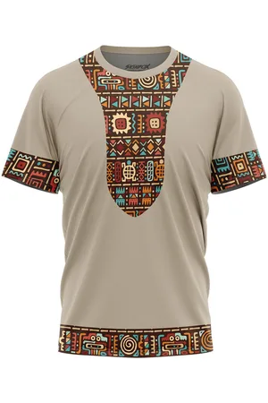 Over Fame Camiseta Masculina Etnica Tribal Dashiki Native 2
