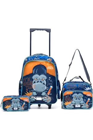 Ferrazzi Infantil - Kit Mochila Estojo Lancheira Escolar Menino