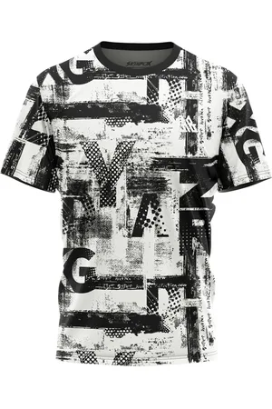Over Fame Camiseta Masculina Grunge Spray Lettering