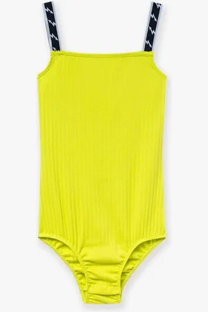 AMORA Infantil - Blusa Body Menina Amarelado
