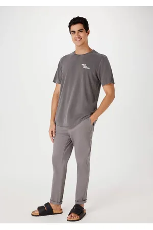 Hering Calça Básica Masculina Jogger Em Sarja Com Elastano