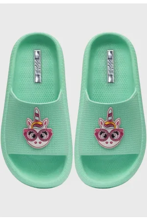 Pópidí Infantil - Chinelo Nuvem Popidi Menina Unicornio