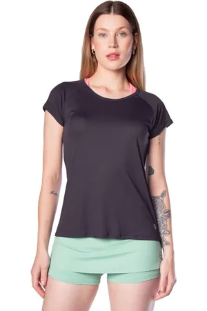 Estilo do Corpo Blusa Feminina de Poliamida