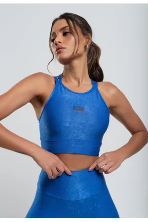 Salvatore Fashion Top Suplex Wonder Gloss Decote Alto Com Tiras