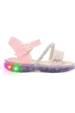 Funfy Infantil - Sandalia Papete Feminino com LED Menina 2303A
