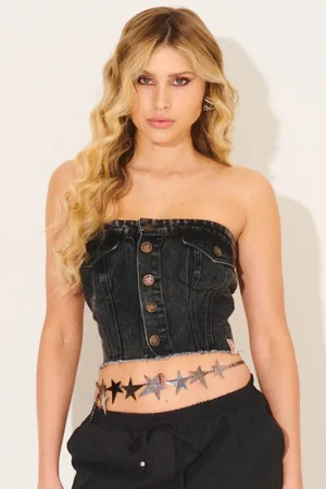 Planet Girls Cropped Feminino Jeans Bolsos