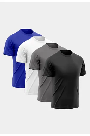 Life Kit 4 Camisetas Masculina Manga Curta Esporte Fitness Básica Premium Corrida