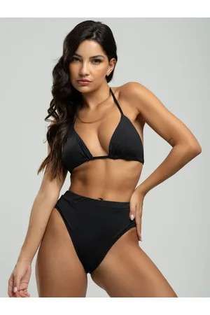 Vicbela Biquini Cortininha Hot Pants Proteção Uv 50+